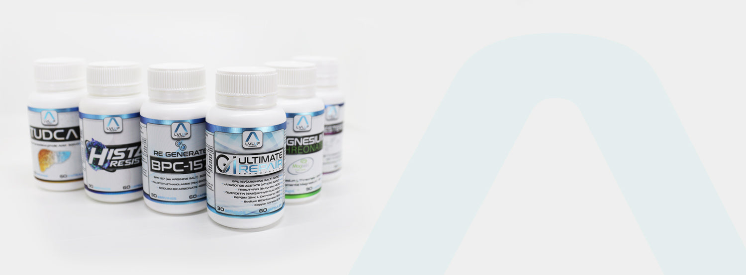 LVLUP Health range of products